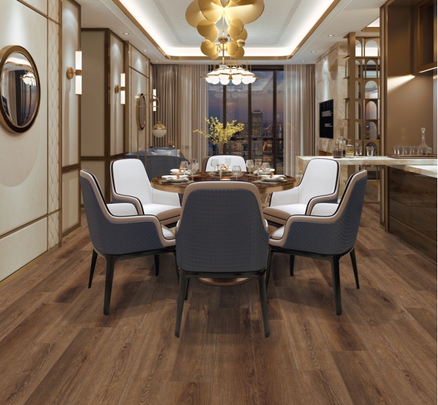 SPC ламинат "CronaFloor" Wood 4V Дуб Регин (1200*180*4 мм) — купить в Новосибирске