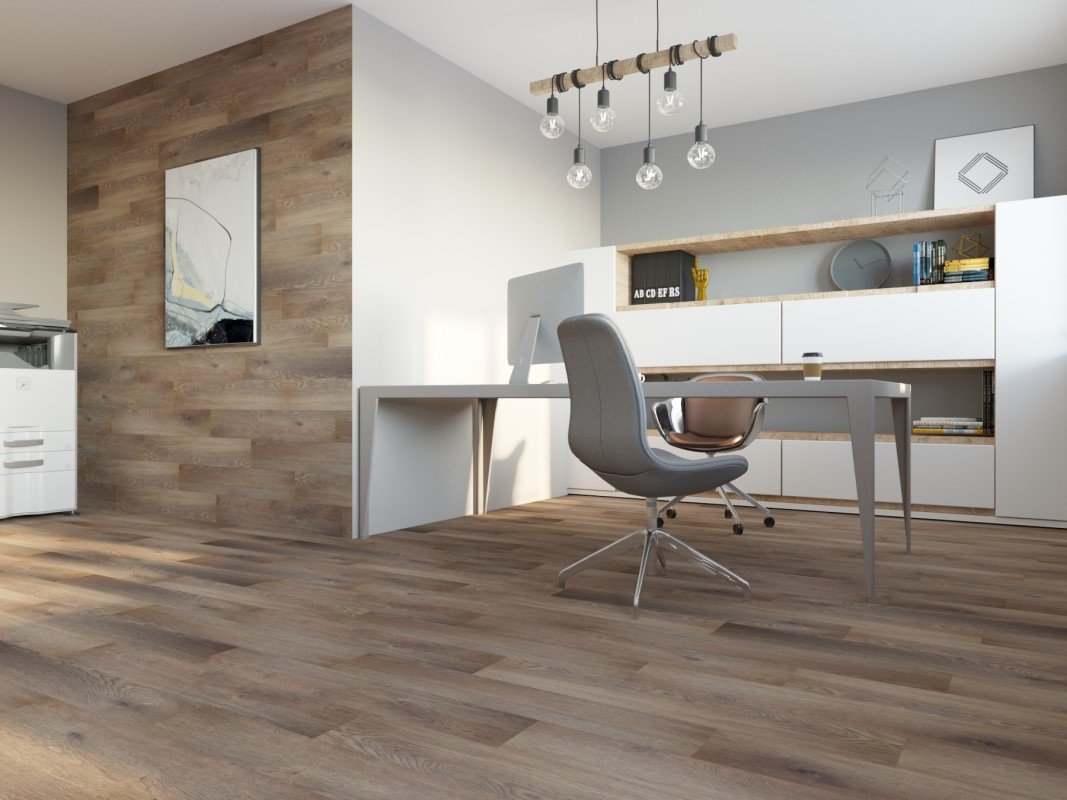 Замковая ПВХ плитка "Art Tile" Дуб Террас (920*150*4 мм) — купить в Новосибирске