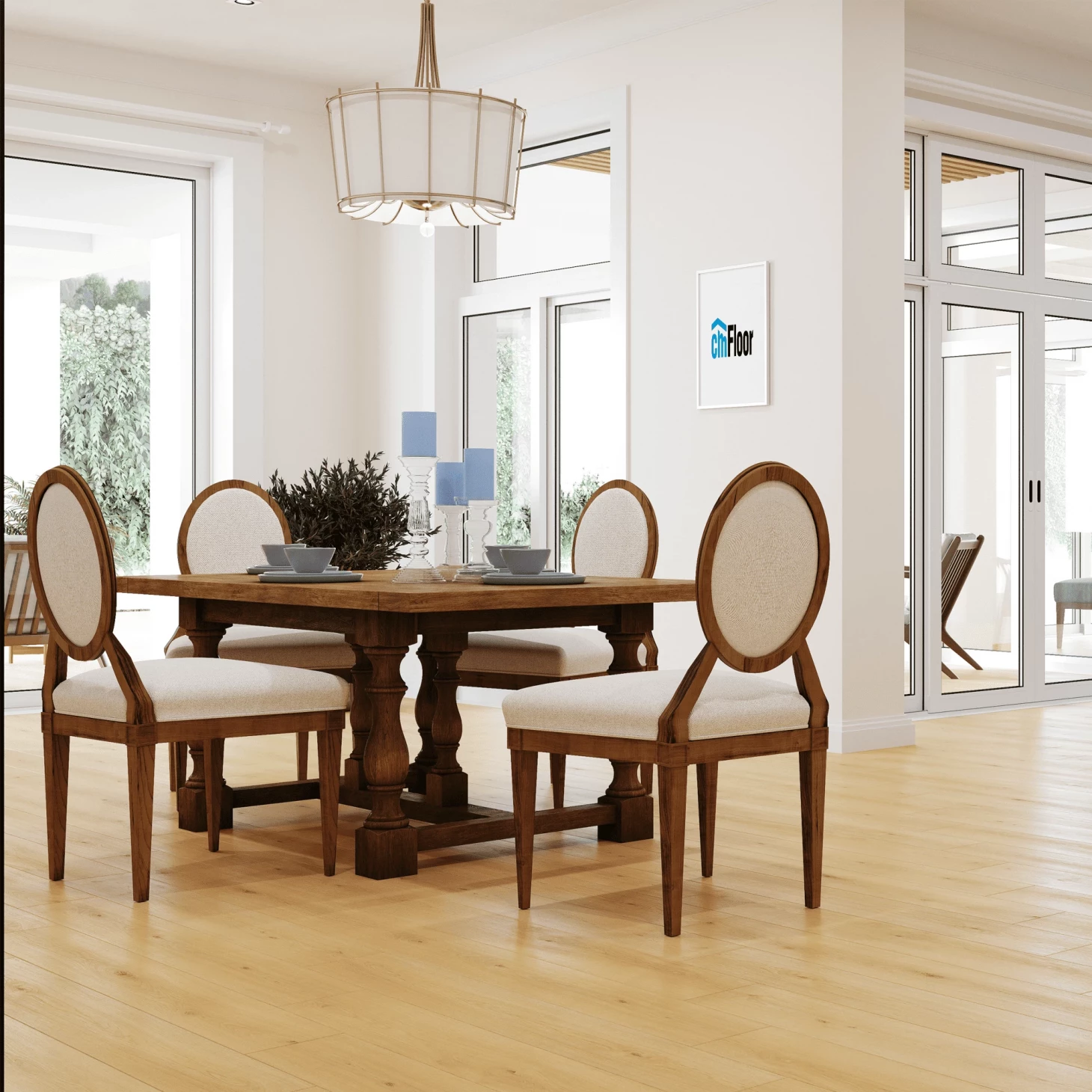 SPC плитка для пола Дуб Орегон (1220*180*4 мм) — купить в Новосибирске