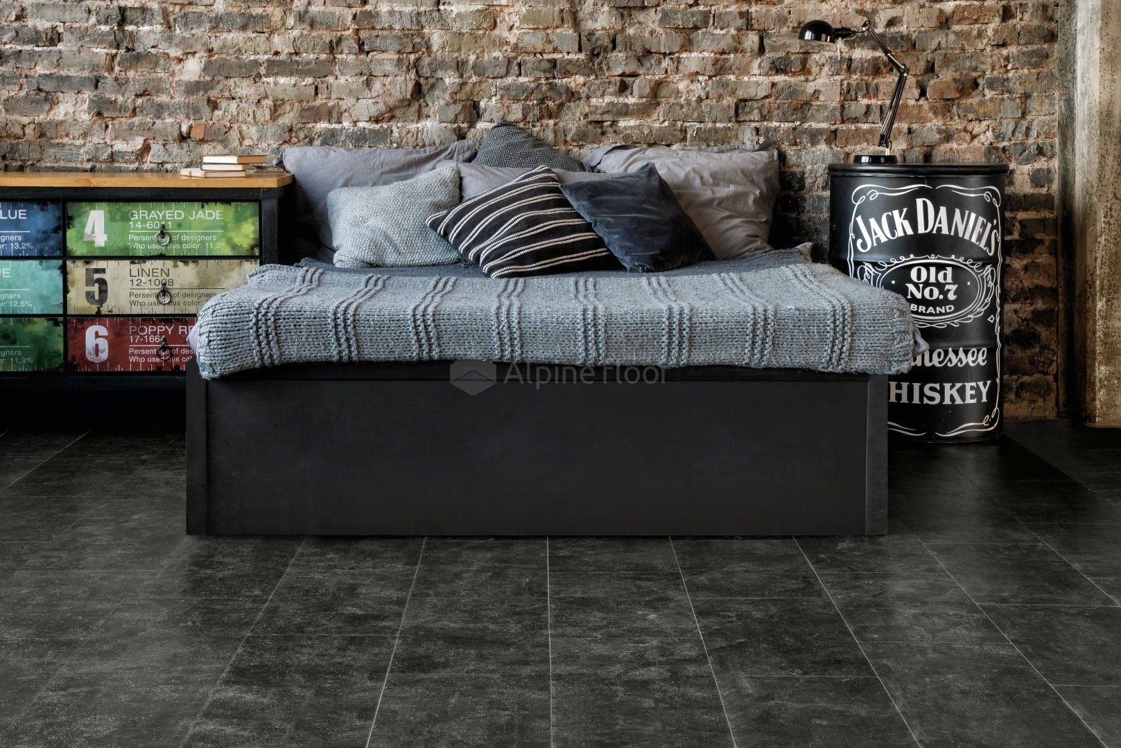 Замковая ПВХ плитка Ларнака  (609,6*304,8*4мм) — купить в Новосибирске