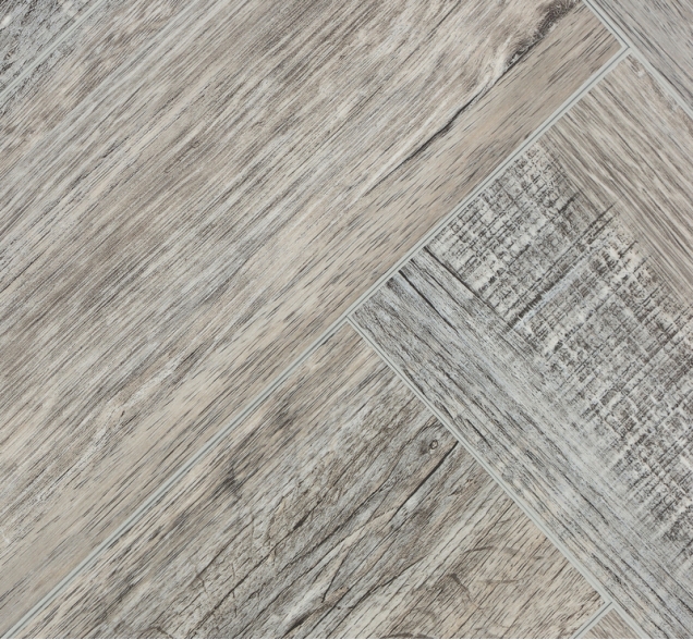 Виниловый ламинат SPC "Cronafloor" Herringbone Дуб Реймс (640*128*4,5 мм) — купить в Новосибирске