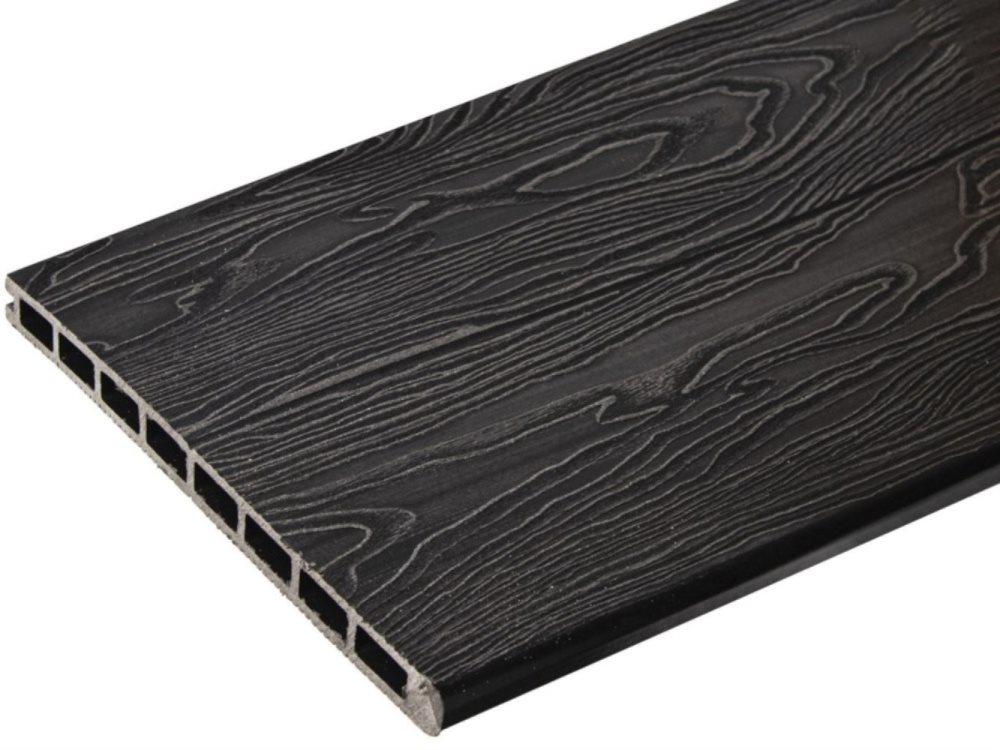 Ступень TalverWood 313*25*4000мм, антрацит, 3D — купить в Новосибирске