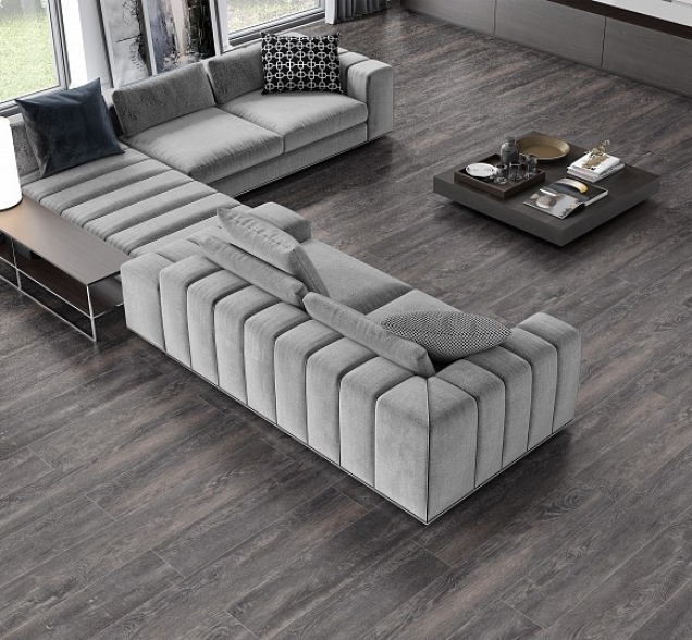 SPC ламинат "CronaFloor" Nano 4V Дуб Морёный (1200*180*3,5 мм) — купить в Новосибирске