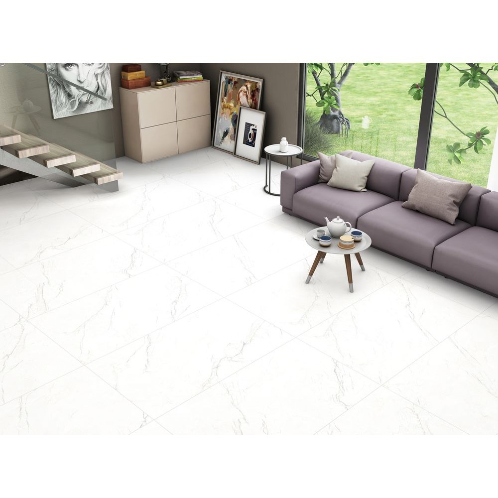 Керамогранит "Ennface" 600*1200 Mystic White Матовый Белый — купить в Новосибирске