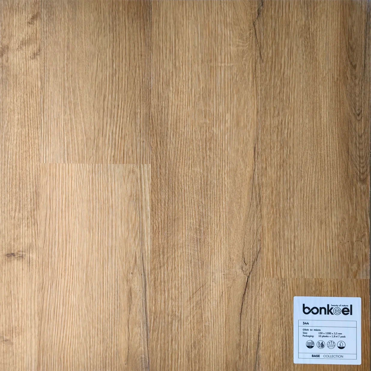 Плитка ПВХ "Bonkeel" Base New 344 (1220*150*3,5 мм) — купить в Новосибирске