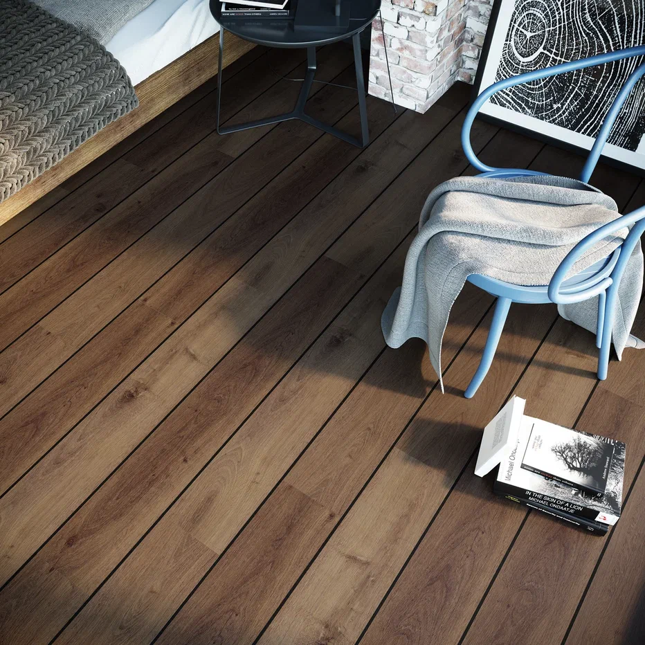 SPC ламинат "Invictus" Highland Oak Chocolate (1213*178*6мм) — купить в Новосибирске