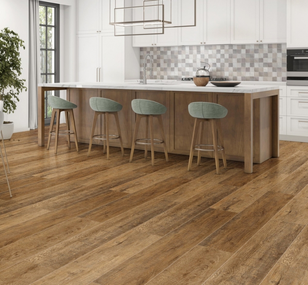 SPC ламинат "CronaFloor" Wood 4V Дуб Робуста (1200*180*4 мм) — купить в Новосибирске