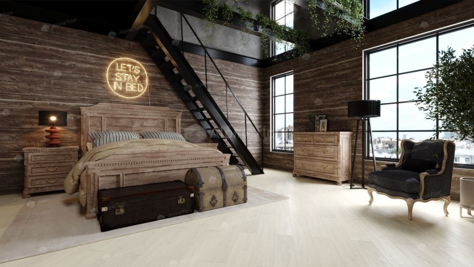 Виниловый ламинат "Alpine Floor" Classic Light MC Дуб Арктик (1220*183*3,5 мм) — купить в Новосибирске