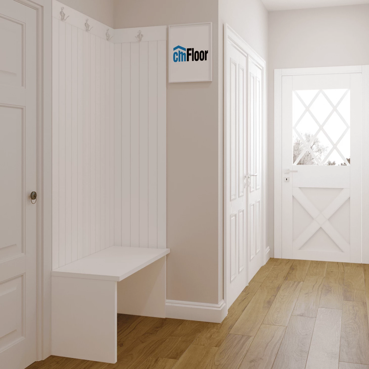 SPC плитка для пола Орех Американский (1220*180*4 мм) — купить в Новосибирске