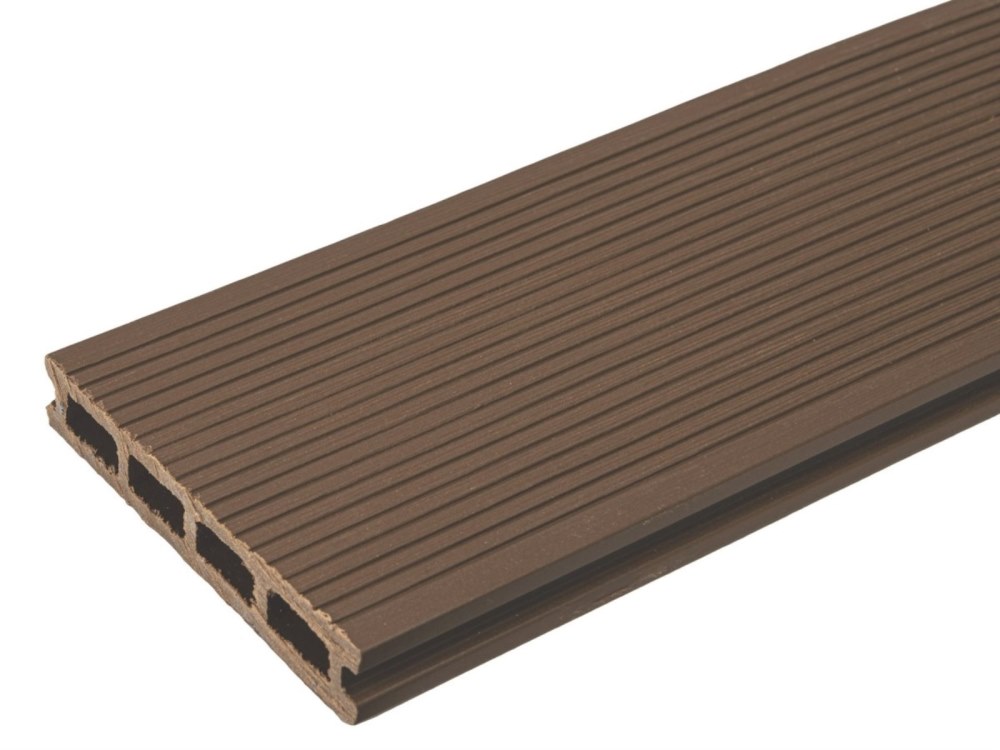 Террасная доска орех TalverWood 150*25мм, 3 D+вельвет брашинг — купить в Новосибирске