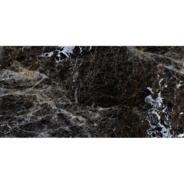 Керамогранит "Gresse" 600*1200 Simbel Carbon Чёрно-белый Мрамор — купить в Новосибирске