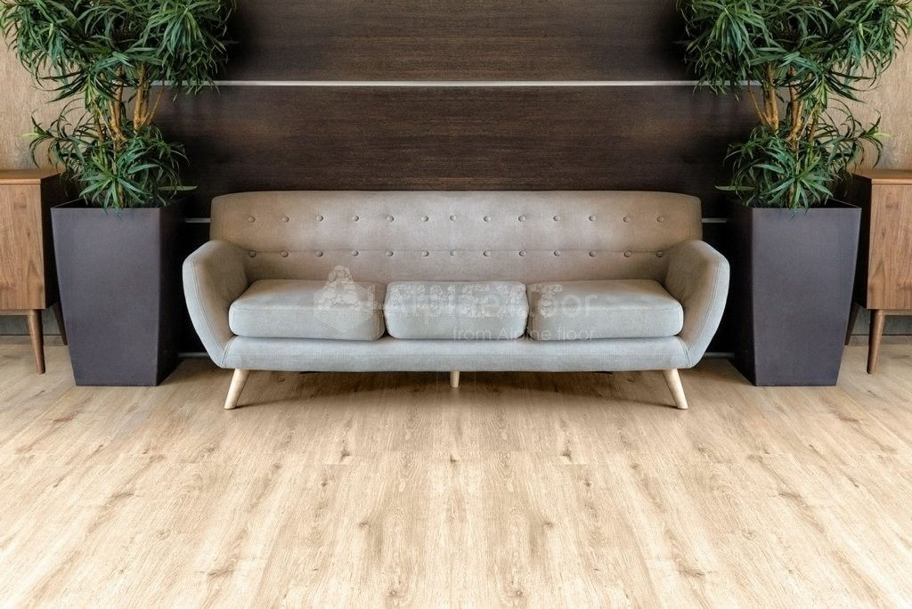 Замковая ПВХ плитка "Alpine Floor" Дуб Ваниль  (1220*183*4мм) — купить в Новосибирске
