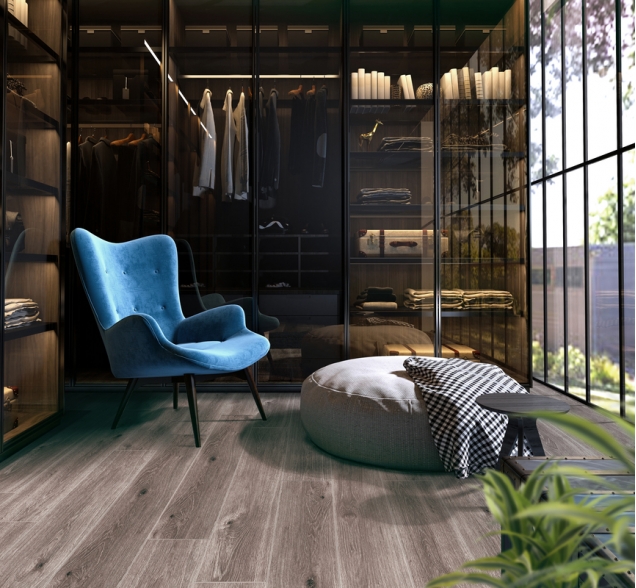 SPC ламинат "CronaFloor" Wood 4V Дуб Хельсинки (1200*180*4 мм) — купить в Новосибирске