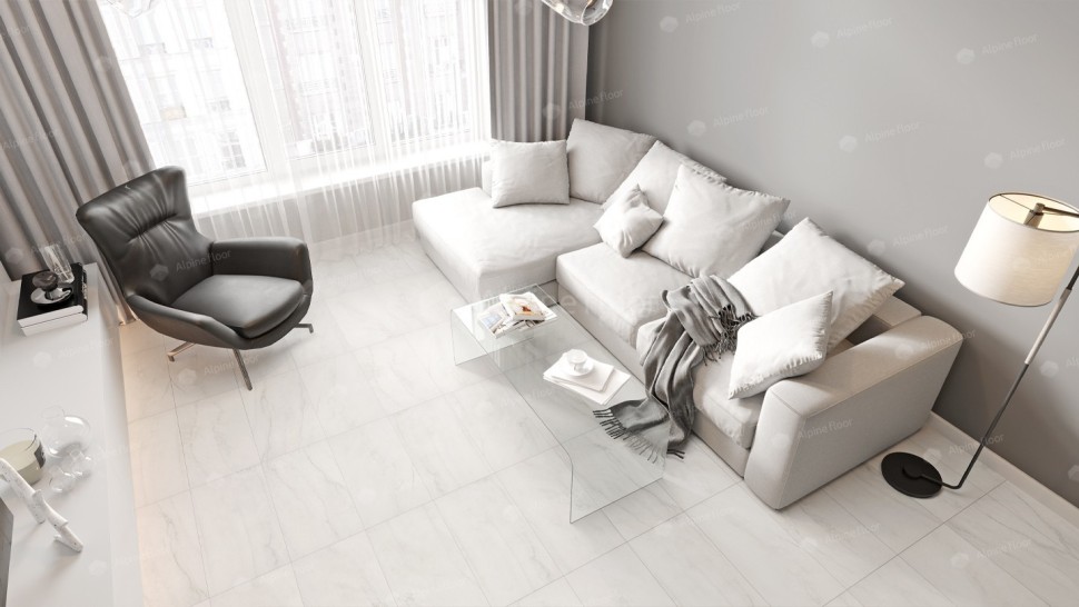 Виниловая плитка "Alpine Floor" Light Stone Брайс (608*303*2,5 мм) — купить в Новосибирске