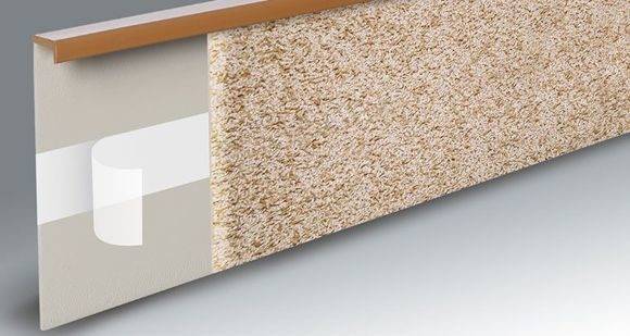 Плинтус для ковролина "Korner" Listwa зеленый (2500*13,8*50 мм) — купить в Новосибирске