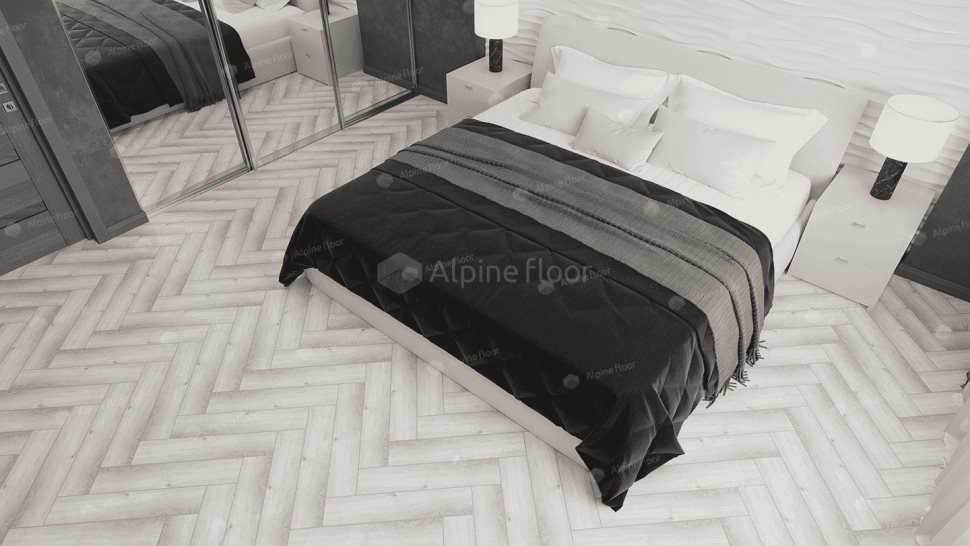Виниловый ламинат "Alpine Floor" Parquet Light Дуб Альхена (600*125*4 мм) — купить в Новосибирске
