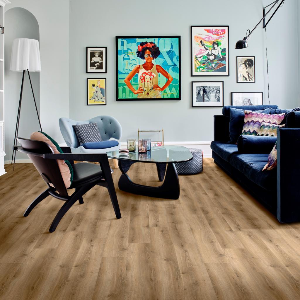 SPC ламинат "Adelar" Solida Acoustic 03826 Traditional Oak (1219*178*5 мм) — купить в Новосибирске