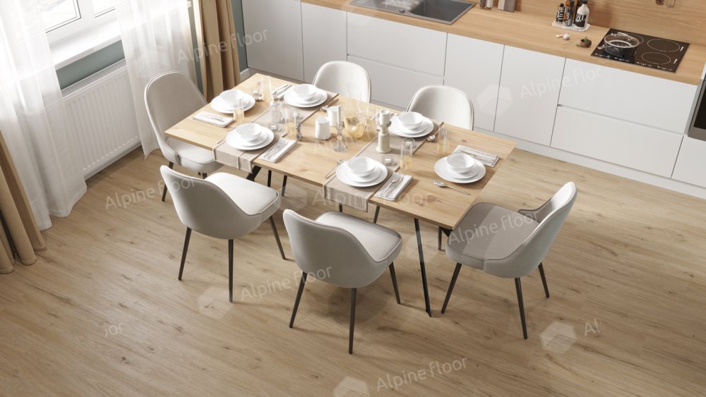 SPC Ламинат "Alpine Floor" Ларго (1220*183*4 мм) — купить в Новосибирске