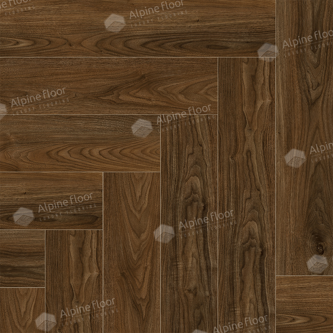 SPC ламинат "Alpine Floor" Орех Кенари (600*125*4 мм) — купить в Новосибирске
