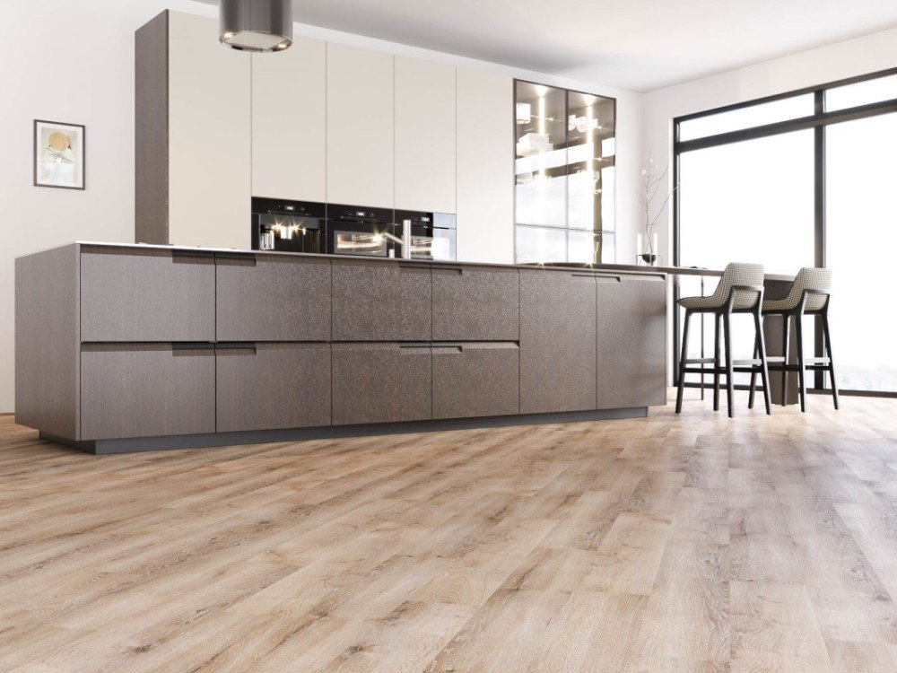 Замковая ПВХ плитка "Art Tile" Дуб Шеридан (920*150*4 мм) — купить в Новосибирске