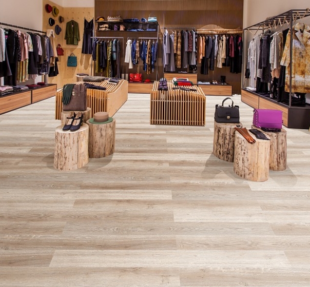 SPC ламинат "CronaFloor" Nano 4V Дуб Светлый (1200*180*3,5 мм) — купить в Новосибирске