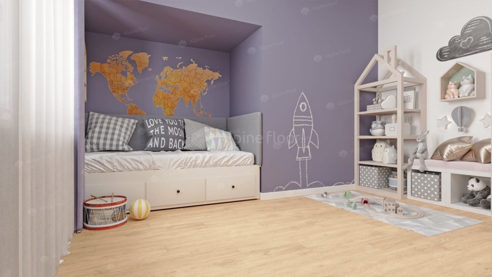 Виниловый ламинат "Alpine Floor" Classic Light MC Дуб Ваниль Селект (1220*183*3,5 мм) — купить в Новосибирске