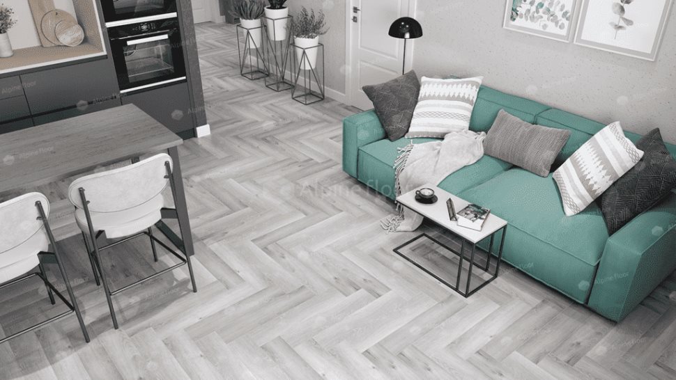Виниловый ламинат "Alpine Floor" Parquet Light Дуб Лейтена (600*125*4 мм) — купить в Новосибирске