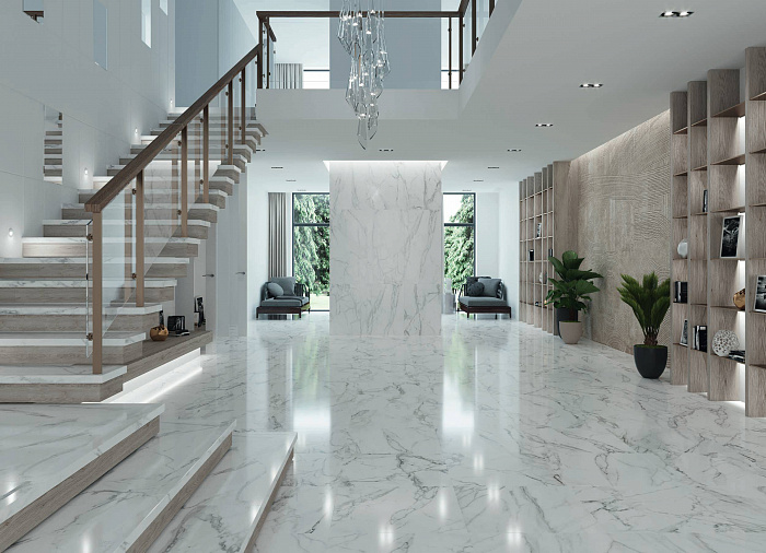 Керамогранит "Estima" Supreme Ferrum (1200*600 мм) Белый — купить в Новосибирске