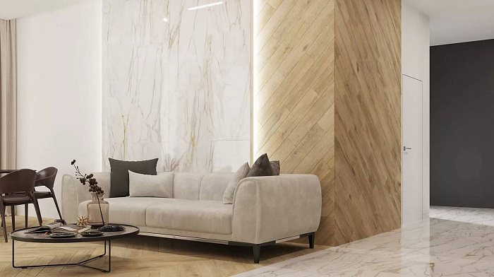 Керамогранит "Estima" Supreme Ferrum (1200*600 мм) Белый — купить в Новосибирске