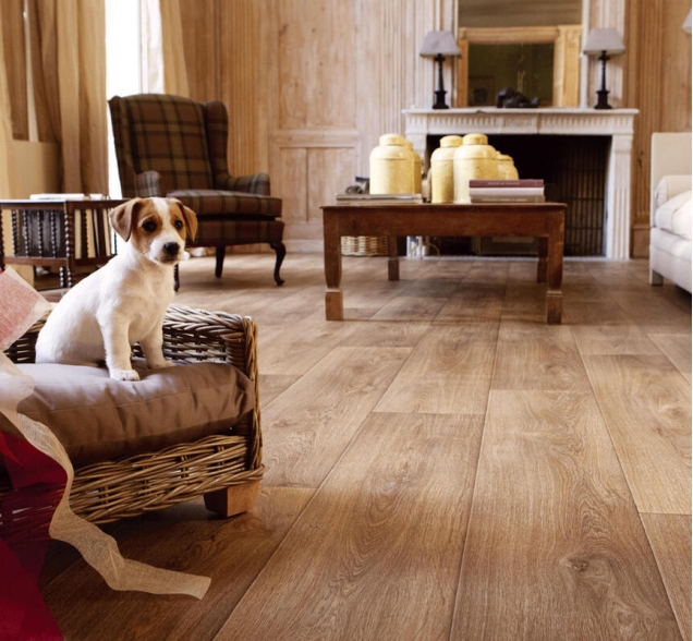 SPC ламинат "CronaFloor" Wood 4V Дуб Монтара (1200*180*4 мм) — купить в Новосибирске