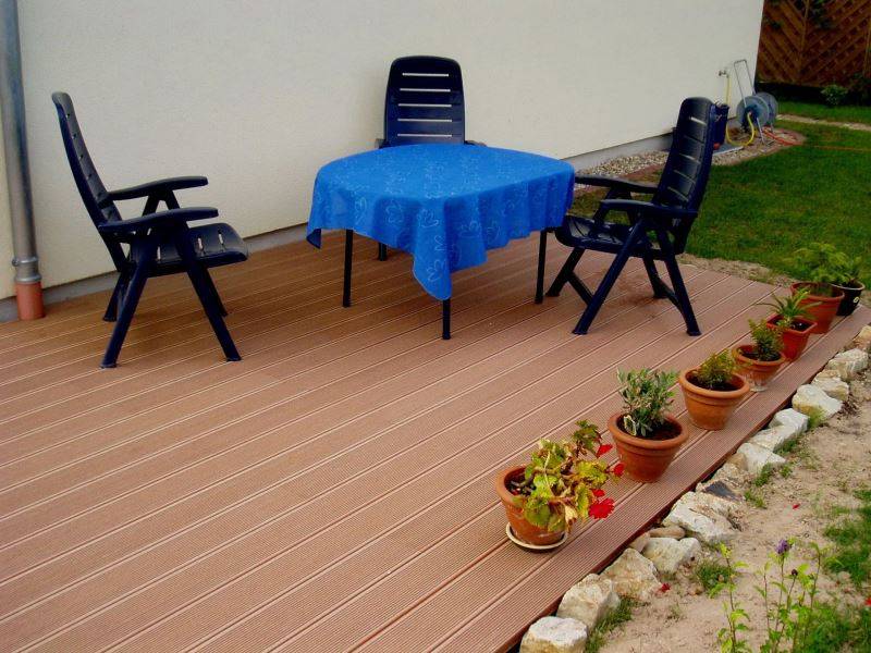 Террасная доска Deckron (4000*153*28 мм) шовная — купить в Новосибирске