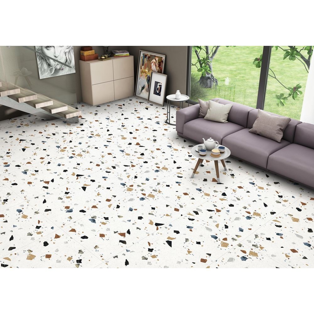 Керамогранит "Ennface" 600*1200 Frammenti Матовый Белый — купить в Новосибирске