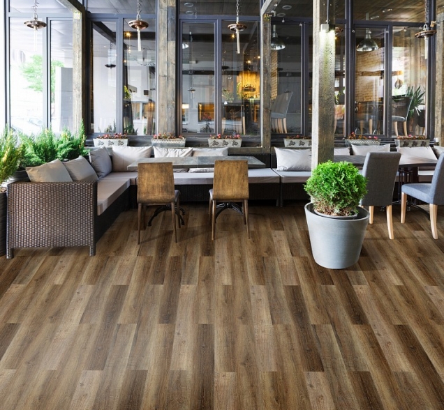 SPC ламинат "CronaFloor" Wood 4V Дуб Чак (1200*180*4 мм) — купить в Новосибирске