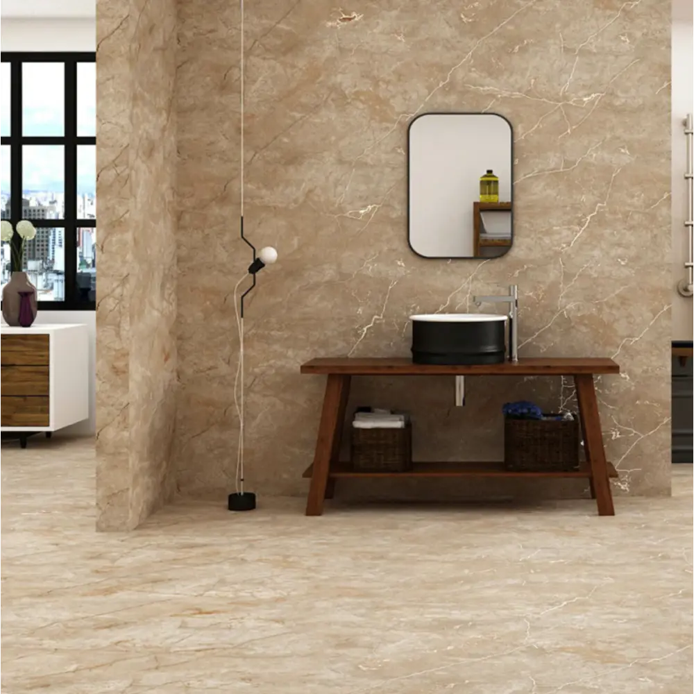 Керамогранит "Sonex" Mostaco natural карвинг 60x120см цвет светло-коричневый с прожилками — купить в Новосибирске