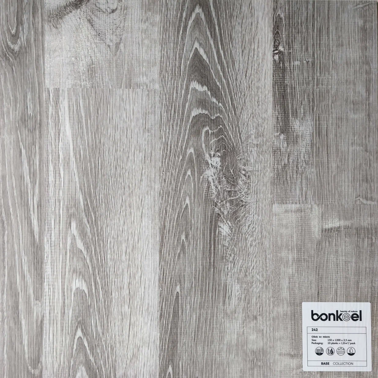 Плитка ПВХ "Bonkeel" Base New 242 (1220*150*3,5 мм) — купить в Новосибирске