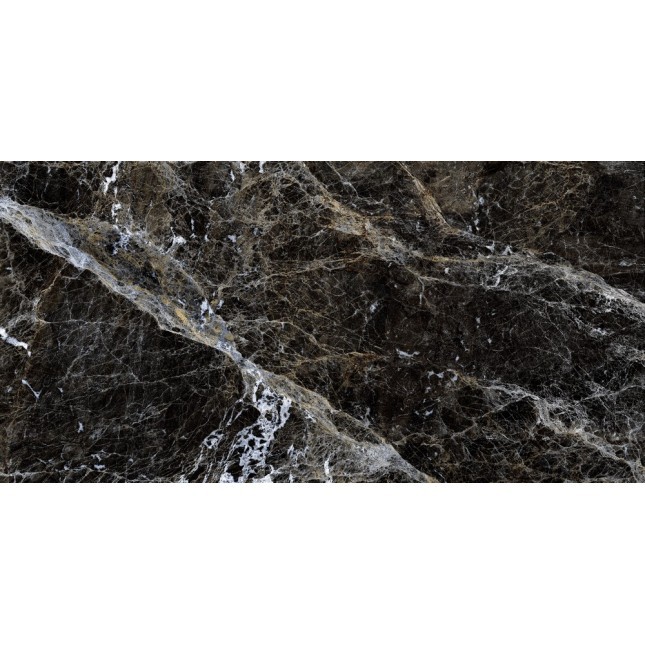 Керамогранит "Gresse" 600*1200 Simbel Carbon Чёрно-белый Мрамор — купить в Новосибирске