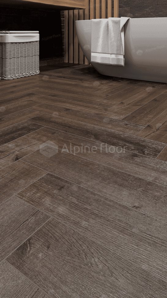 Виниловый ламинат "Alpine Floor" Parquet Light Дуб Альферац (600*125*4 мм) — купить в Новосибирске