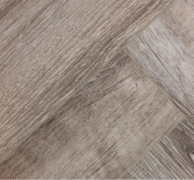 Виниловый ламинат SPC "Cronafloor" Herringbone Дуб Тулон (640*128*4,5 мм) — купить в Новосибирске
