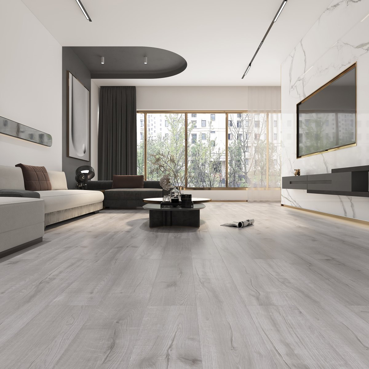 SPC ламинат "OneFloor" ЕСО 5050 (4V фаска) (1220*184*4 мм) — купить в Новосибирске