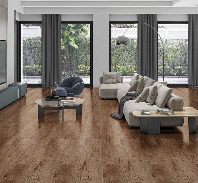 SPC ламинат "CronaFloor" Nano 4V Дуб Античный (1200*180*3,5 мм) — купить в Новосибирске