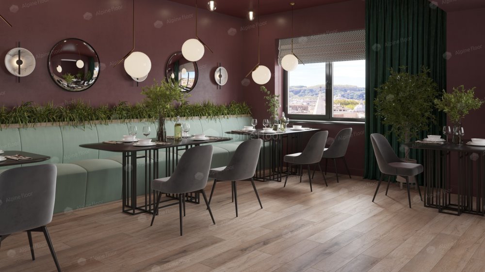 SPC Ламинат "Alpine Floor" Дуб персиковый (1220*183*8 мм) — купить в Новосибирске