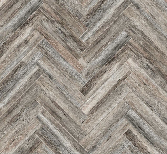 Виниловый ламинат SPC "Cronafloor" Herringbone Дуб Реймс (640*128*4,5 мм) — купить в Новосибирске