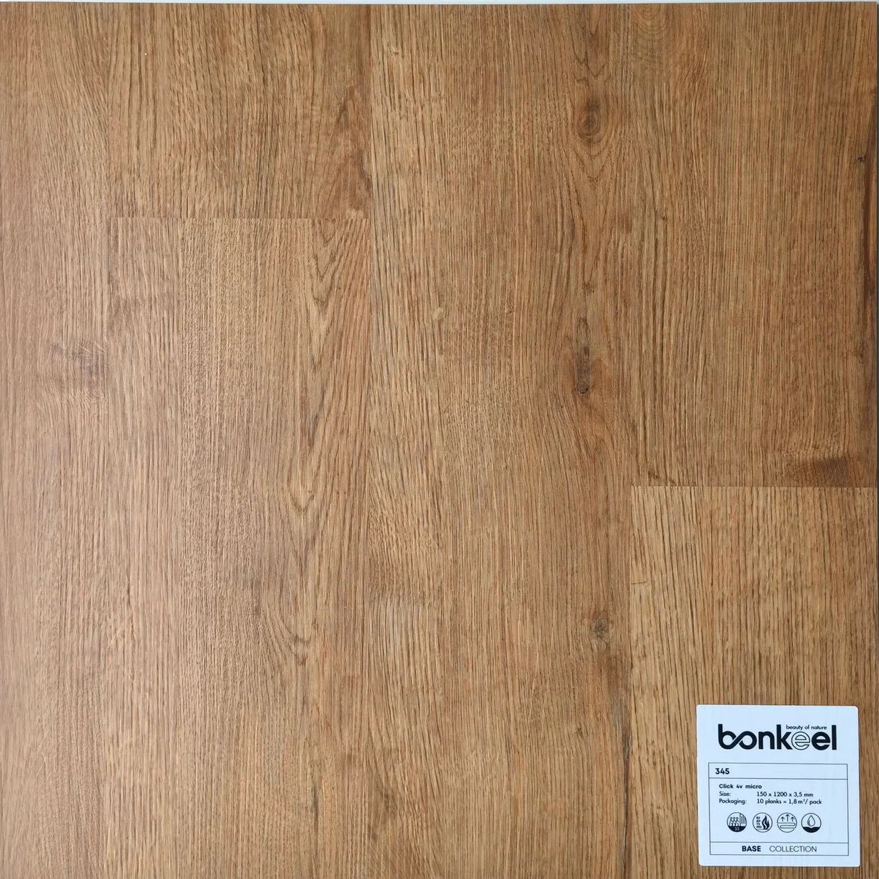 Плитка ПВХ "Bonkeel" Base New 345 (1220*150*3,5 мм) — купить в Новосибирске