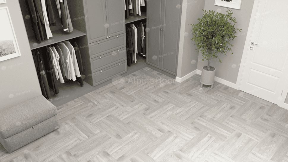 Виниловый ламинат "Alpine Floor" Parquet Light Дуб Полис (600*125*4 мм) — купить в Новосибирске