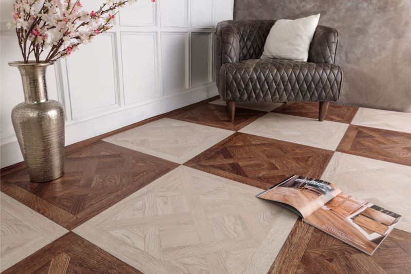 Замковая ПВХ плитка "Aquafloor" AF7001VS (600*600*7 мм) — купить в Новосибирске