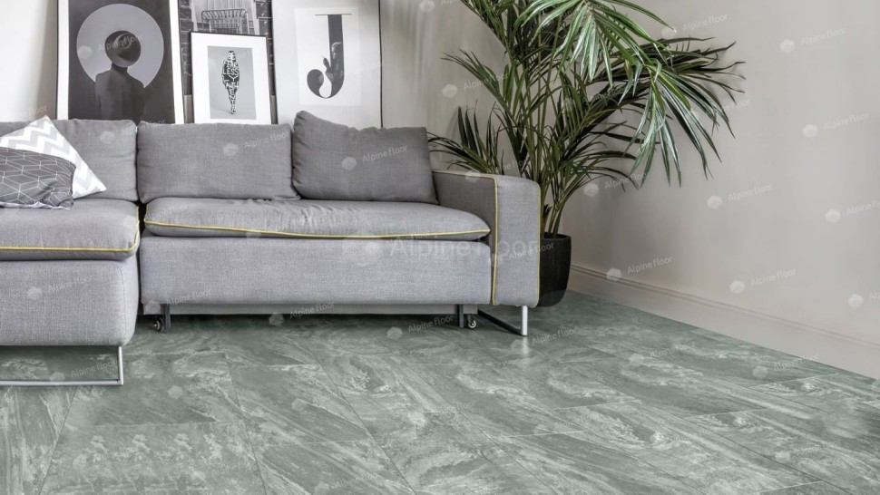 Виниловая плитка "Alpine Floor" Light Stone Хэмпшир (608*303*2,5 мм) — купить в Новосибирске