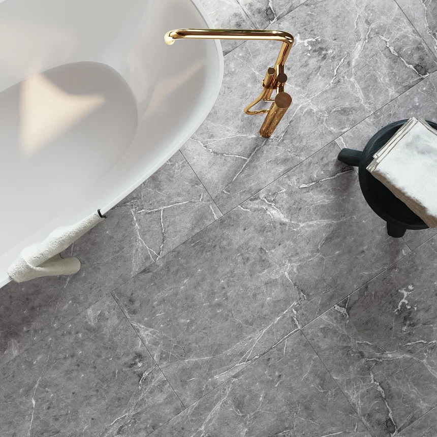 SPC ламинат "Invictus" Hudson Stone Silver (907*450*6мм) — купить в Новосибирске