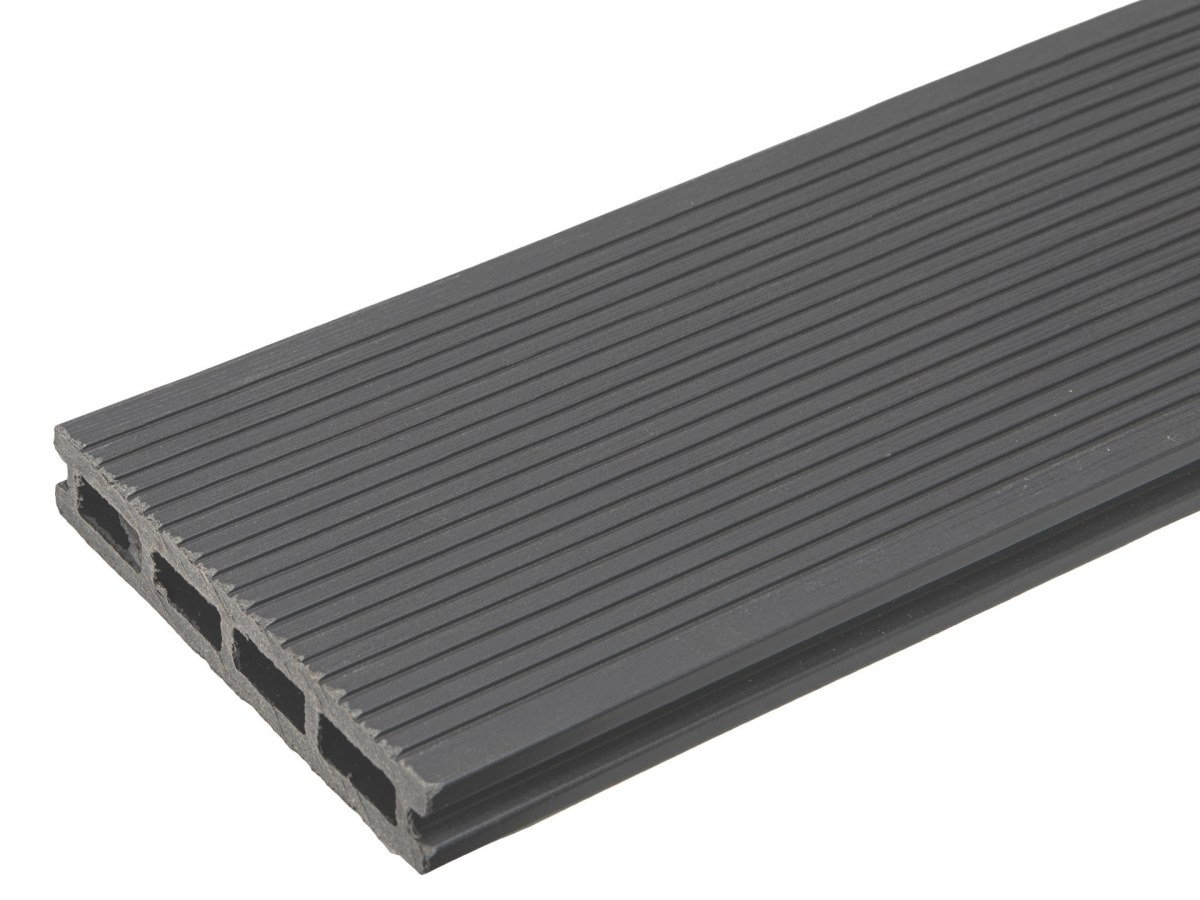 Террасная доска серый TalverWood 150*25мм, 3 D+вельвет брашинг — купить в Новосибирске