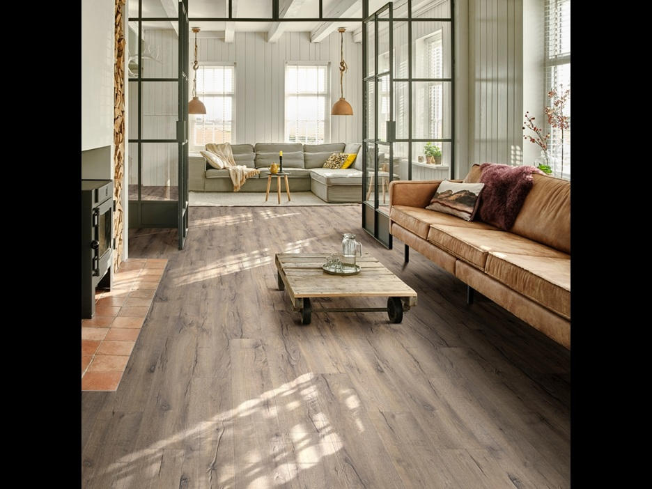 Замковая ПВХ плитка Highland Oak 869 (1251*189*5 мм) — купить в Новосибирске