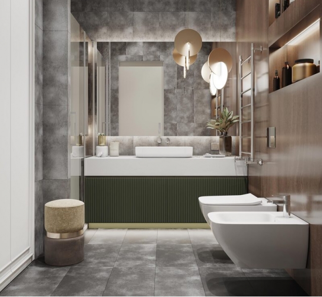 SPC ламинат "CronaFloor" Stone 4V Торнадо Дымчатый (600*300*4 мм) — купить в Новосибирске